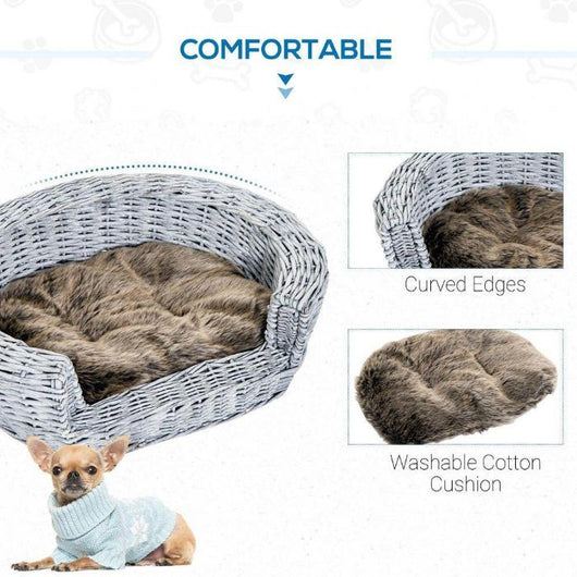 Luxury Pet Sofa Bed for Dogs and Cats, Cosy Basket Design with Plush Cushion-Decor-AfiLiMa Essentials