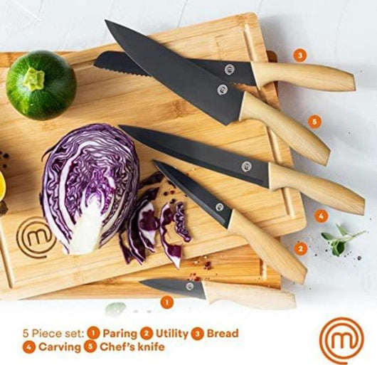 MasterChef 5-Pieces Knife Collection-knife Set-AfiLiMa Essentials