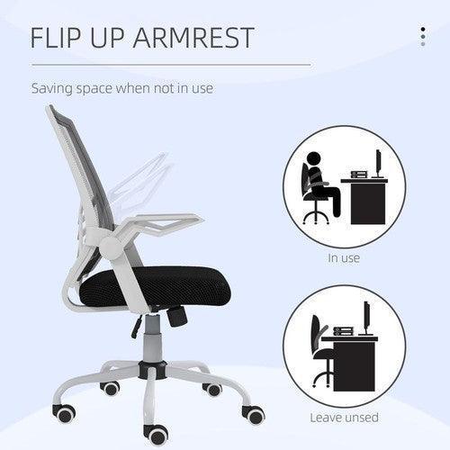 Mesh Swivel Office Chair with Lumbar Support-Office Chairs-AfiLiMa Essentials