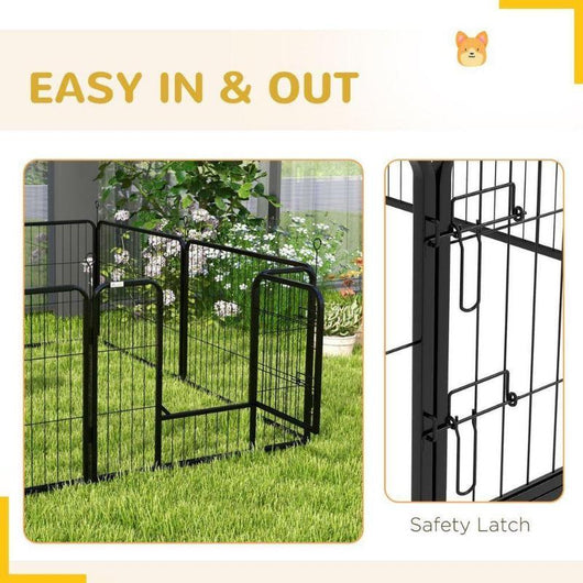 Metal Pet Pen for Dogs, Puppies, and Guinea Pigs-Animal Play Pen-AfiLiMa Essentials