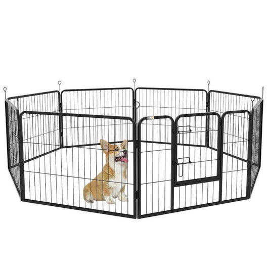 Metal Pet Pen for Dogs, Puppies, and Guinea Pigs-Animal Play Pen-AfiLiMa Essentials