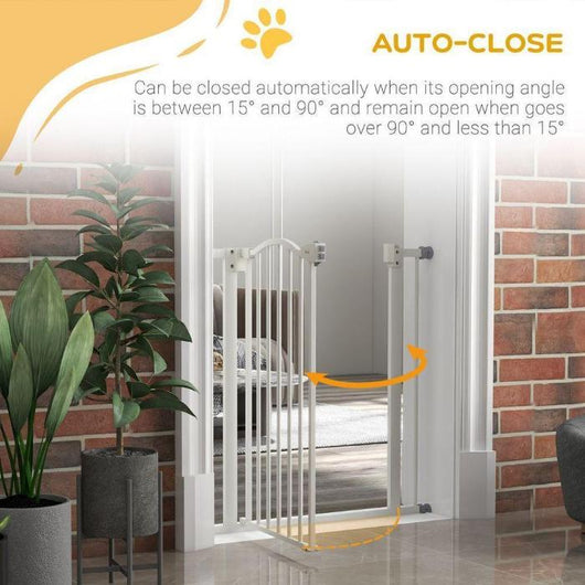 Metal Pet Safety Barrier Gate with Automatic Closing Feature-Gate Safety Barrier-AfiLiMa Essentials