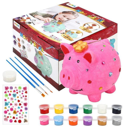 Money Bank Arts and Crafts DIY Creative Activity Set-Toy-AfiLiMa Essentials