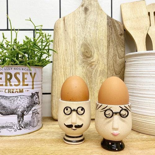 Mr and Mrs Egg Cups-Egg Cups-AfiLiMa Essentials