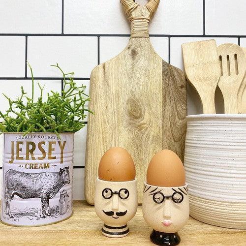 Mr and Mrs Egg Cups-Egg Cups-AfiLiMa Essentials