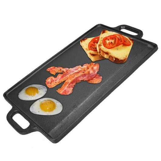 Non-Stick 16" Cast Iron Reversible Griddle Plate-Griddle Plate-AfiLiMa Essentials