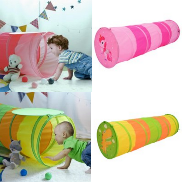 Play Tunnel Pop Up Indoor Outdoor Garden Play Tent for Kids Children-Toy-SOKA-AfiLiMa Essentials