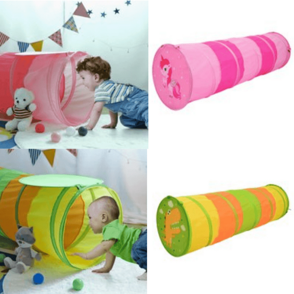 Pop-Up Play Tunnel Tent for Kids: Indoor and Outdoor Fun-Toy-AfiLiMa Essentials