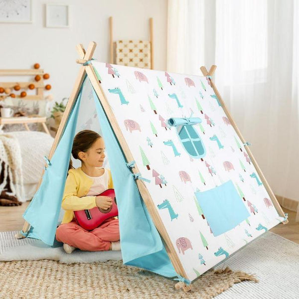 Portable Canvas Teepee Play Tent for Children's Outdoor Adventures-Toy-AfiLiMa Essentials