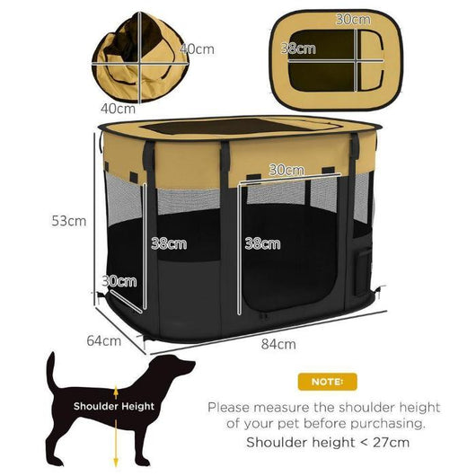 Portable Dog Pen for Puppies, Rabbits, Kittens, Guinea Pigs-Portable Dog Pen-AfiLiMa Essentials