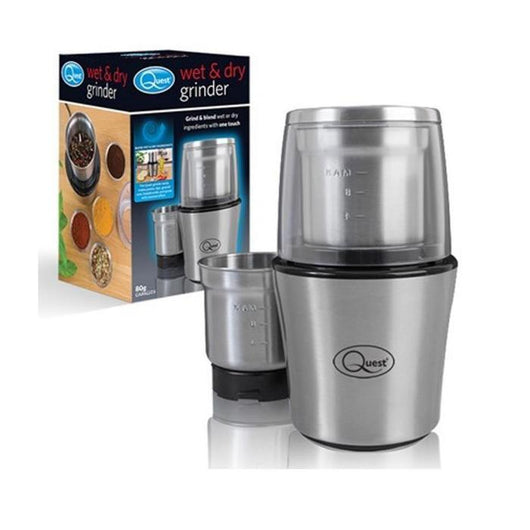 Quest Compact Stainless Steel Electric Grinder-Electric Grinder-AfiLiMa Essentials