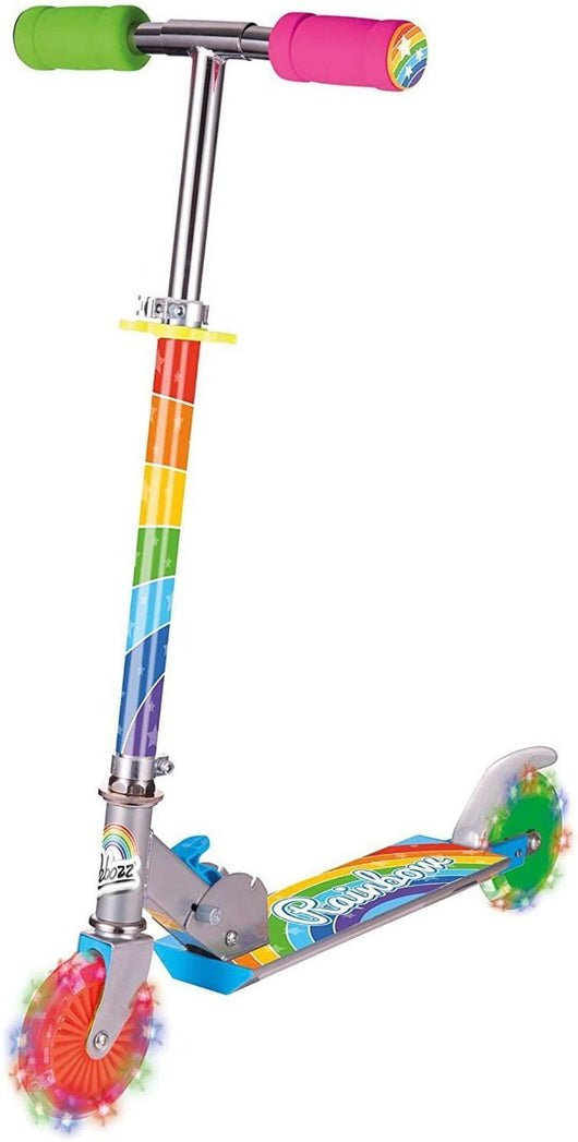 Rainbow Scooter with Flashing Wheels-Scooter-AfiLiMa Essentials