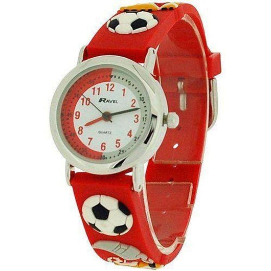 Ravel Children 3D Cartoon Time Teacher Watch Football-Watches-AfiLiMa Essentials