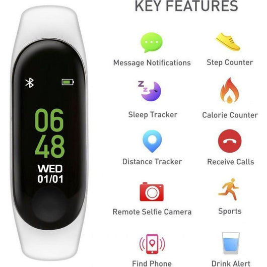 Reflex Active Womens Bluetooth White Smart watch.-Smart Watch-AfiLiMa Essentials