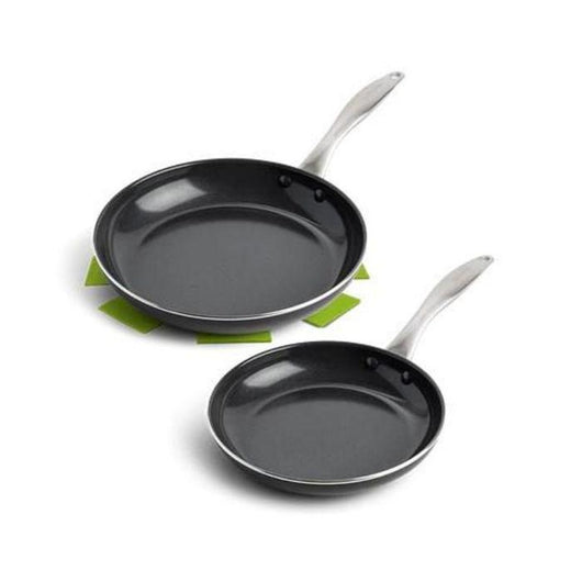 Royal Black 2pc Frying Pan Set-Frying Pans-AfiLiMa Essentials