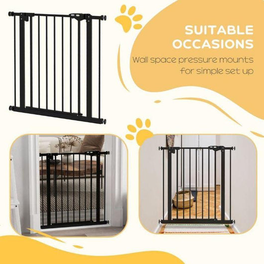 Safety Gate with 1 Extensions and Four Adjustable Screws-Gate Safety Barrier-AfiLiMa Essentials