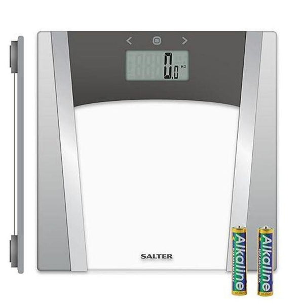 Salter Large Display Glass Analyser Scale-Body Weight Scales-AfiLiMa Essentials