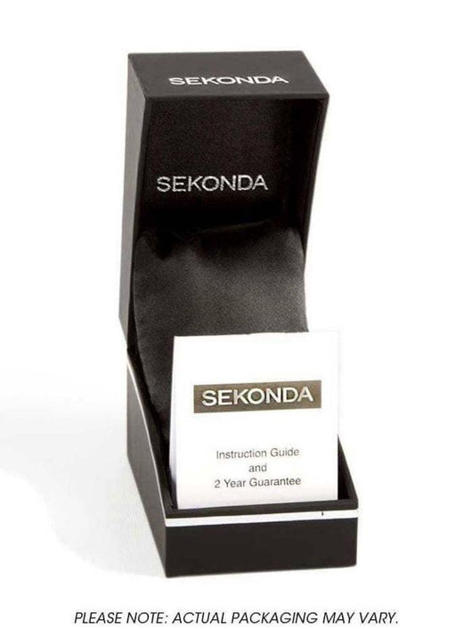 Sekonda Ladies Basic Silver Glitter Bling Dial Watch-Watches-AfiLiMa Essentials