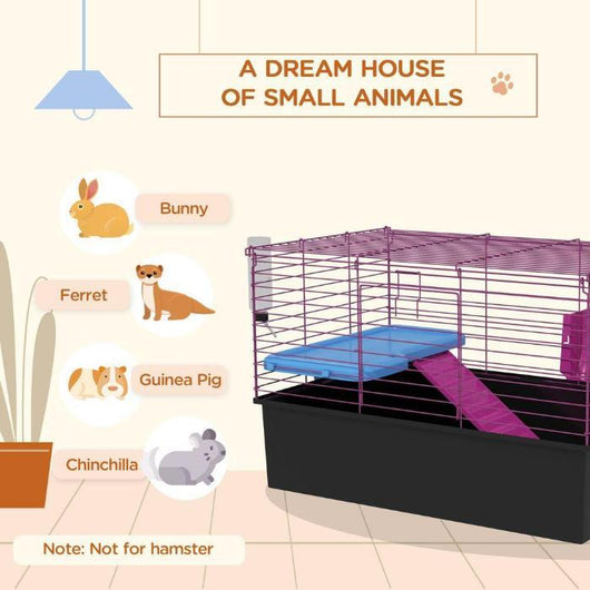 Small Animal Cage, Rabbit Guinea Pig Hutch-Small Animal Gage-AfiLiMa Essentials