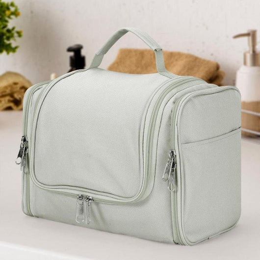 Toiletry Bag Light Grey-Toiletry Bag-AfiLiMa Essentials