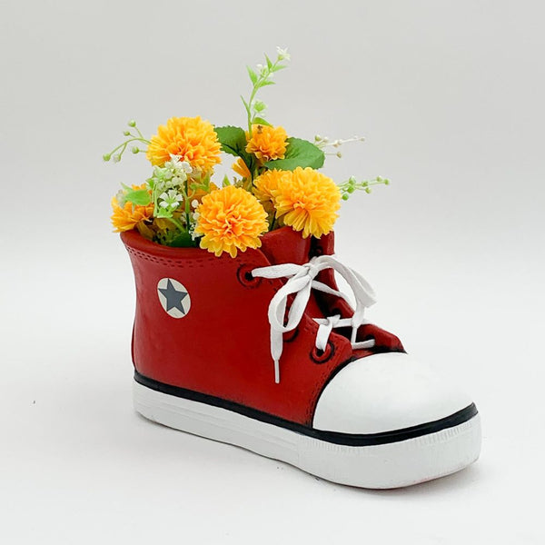 Trainer Planter, 34cm Red Colour - AfiLiMa Essentials 