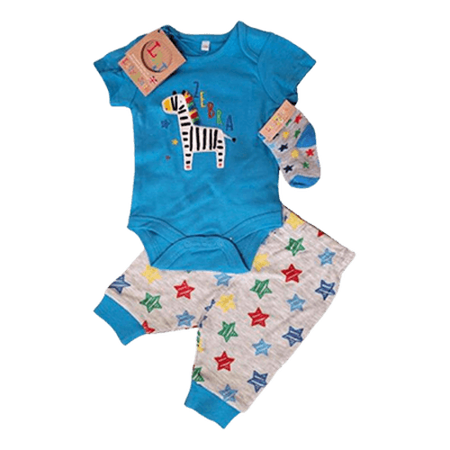 Unisex 3 Piece Outfit For Baby Girl or Baby Boy by Lily & Jack-clothing Set-AfiLiMa Essentials