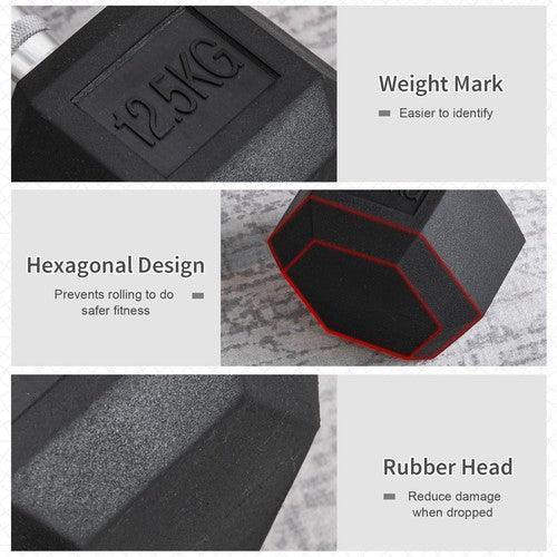 Versatile Portable Hex Dumbbell for Home Workouts-Dumbebell-AfiLiMa Essentials