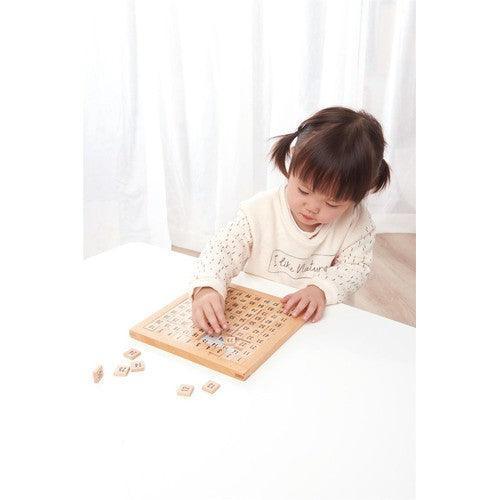 Wooden Hundred Board Game - 1 To 100 Consecutive Numbers Montessori Maths-Toy-AfiLiMa Essentials