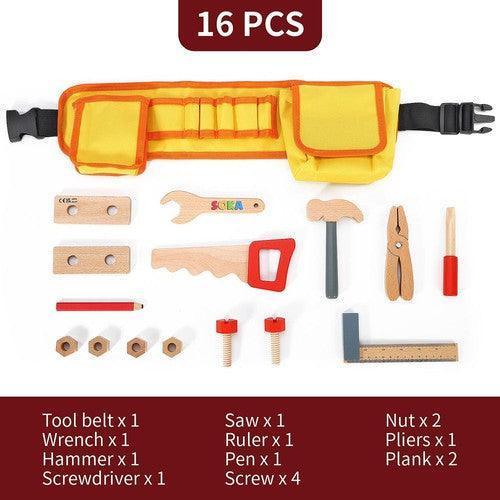 Wooden Tool Belt & Carpenter Play Set-Toy-AfiLiMa Essentials