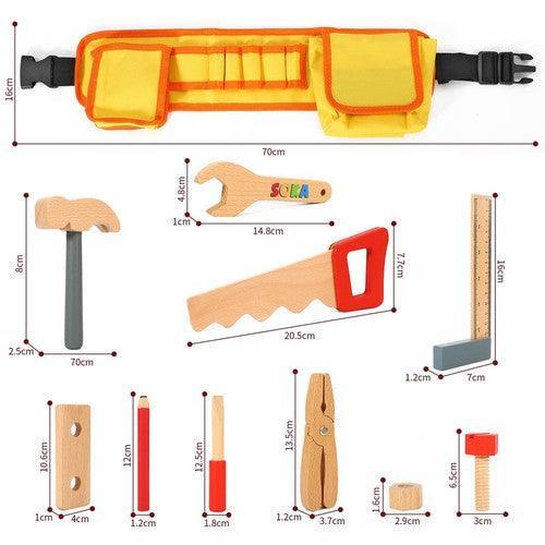 Wooden Tool Belt & Carpenter Play Set-Toy-AfiLiMa Essentials