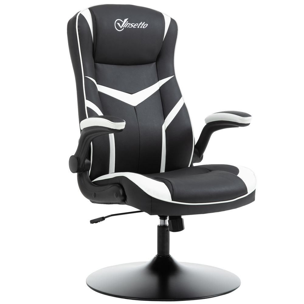 Racing Office Chair PVC Leather Height Adjustable-Office Chairs-AfiLiMa Essentials